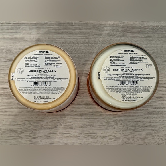 Bath & Body Works White Barn 3-Wick Candle LOT OF 6 RETIRED RARE 14.5 Oz NEW main image 2